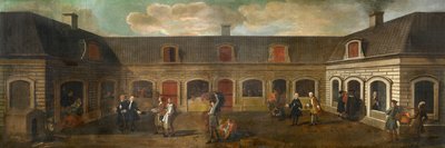 Fängelset (olja på duk) av Mathias de Visch