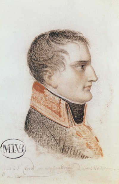 Bonaparte (1769-1821), förste konsul, studie för 