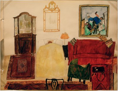 Mathilde Beckmann sov i vardagsrummet av Mathilde Beckmann