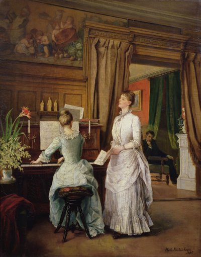 Kvinnor i musikrummet av Mathilde Dietrichson