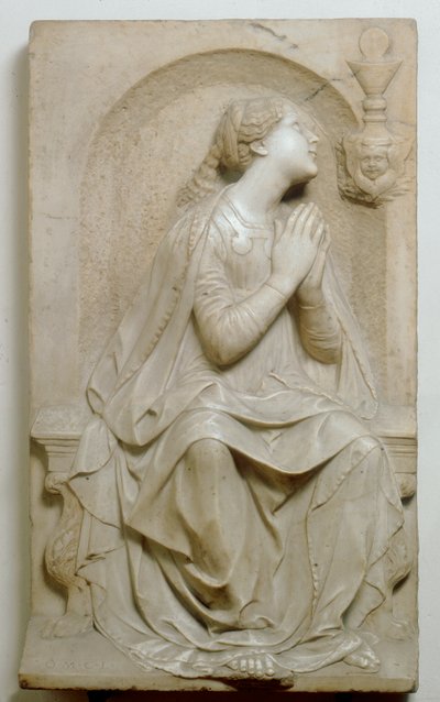 Tro, lättnad (marmor) av Matteo Civitali