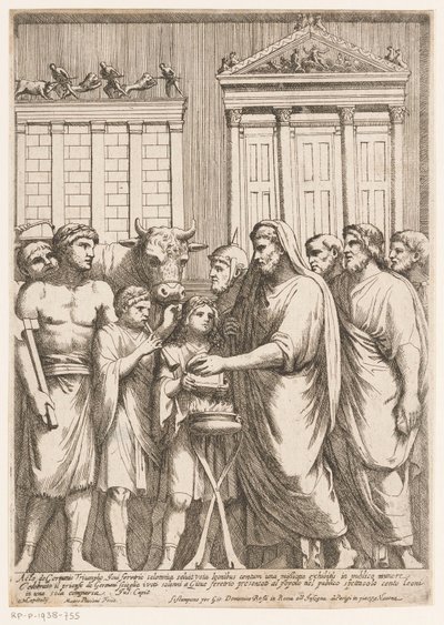 Marcus Aurelius som överste präst Basreliefer på Konstantins båge (serietitel) av Matteo Piccioni