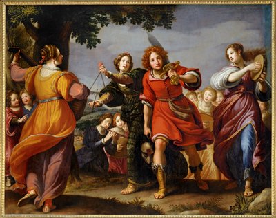 Triumfen av David ... av Matteo Rosselli