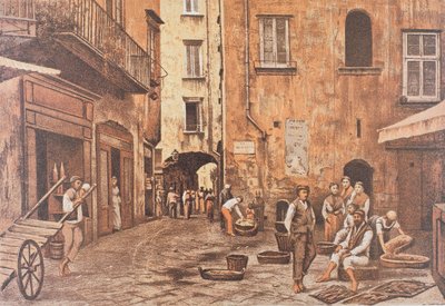 Italien, Neapel, Piazzetta di Porto av Matteo Zampella av Matteo Zampella