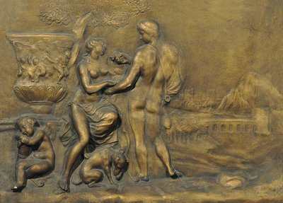 Venus och Adonis av Matthäus Donner