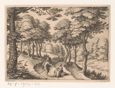 Juda och Tamar Landschappen i Schwalbach-regionen (serietitel) The Schwalbacher Journey (serietitel) av Matthäus Merian (I)