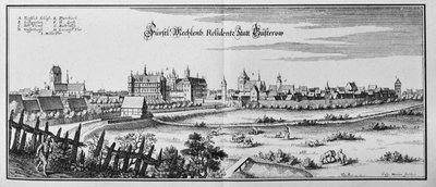 Büsterow av Matthaus Merian