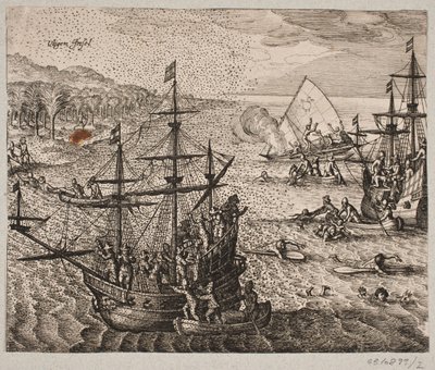 Hur de vilda människorna besegrades av Matthäus Merian d.Æ.