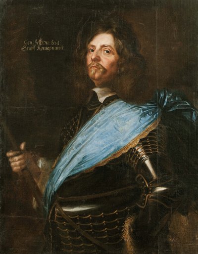 Porträtt av greve Hans Christoff von Koenigsmarck 1600-1663, 1651. av Matthaeus Merian the Younger