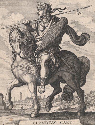 Plåt 5: Kejsar Claudius till häst, från 