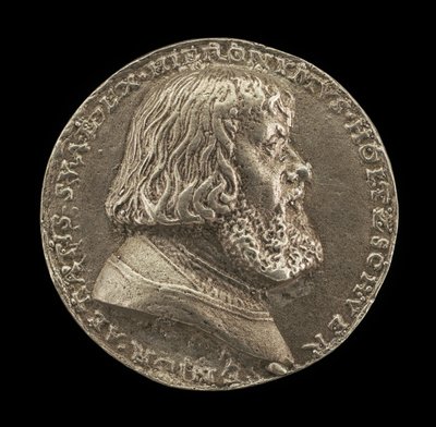 Hieronymus Holzschuher, 1469-1529, patricier av Nürnberg [framsidan], 1529. av Matthes Gebel