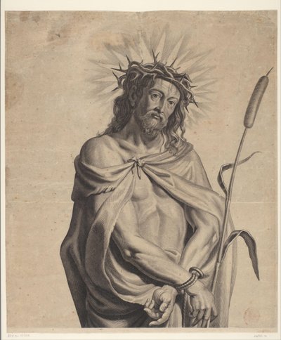 Ecce Homo Serie av Ecce Homo, Kristus korsfäst, Jungfru Maria och Johannes evangelisten (serietitel) av Mattheus Borrekens