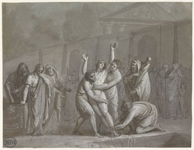 romersk avrättning av Mattheus Ignatius van Bree