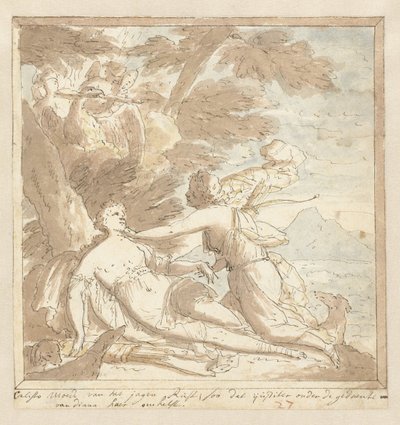 Jupiter i Callisto av Mattheus Terwesten