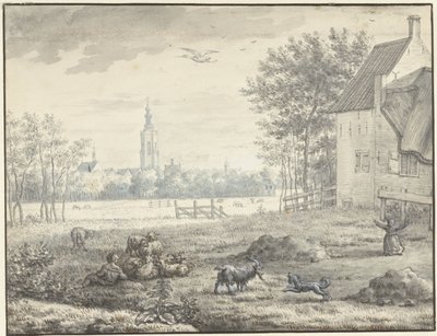 Utsikt över Haag av Mattheus Verheyden