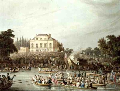 Vattenmännens ankomst till Brandenburgh House av Matthew Dubourg