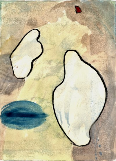 Du Serie Douce Le Matin 3, 2021 (akvarell  kolmård) av Matthew Hilton