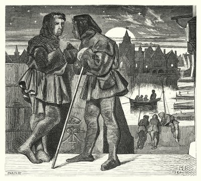 The Apparitor of the Secret Tribunal (gravyr) av Matthew James (attr. to) Lawless