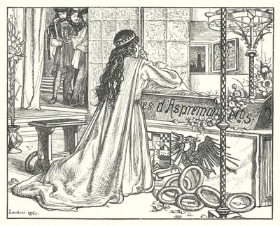 The Lady Witch (gravyr) av Matthew James (attr. to) Lawless