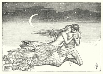 Galningen i Korint (gravyr) av Matthew James (attr. to) Lawless