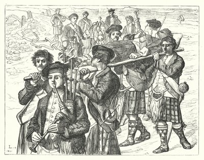 Natten efter Culloden (gravyr) av Matthew James (attr. to) Lawless