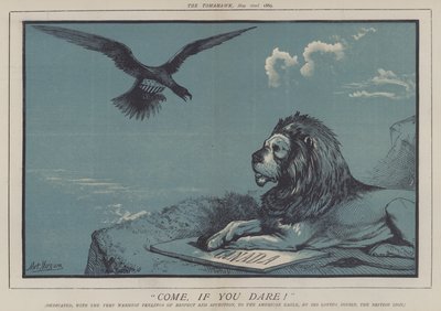 Kom om du vågar! (färg litho) av Matthew