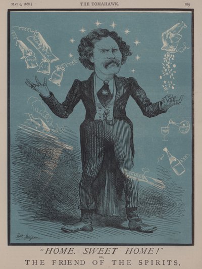 Hem kära hem! eller Andarnas vän (färg litho) av Matthew