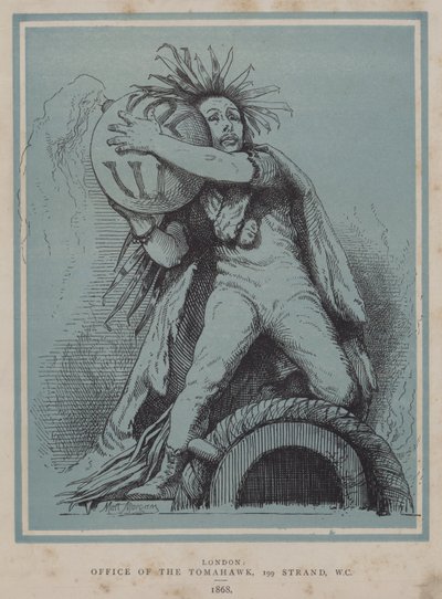 Illustration för tidningen Tomahawk av Matthew