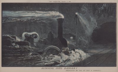 Ute i fara! (färg litho) av Matthew