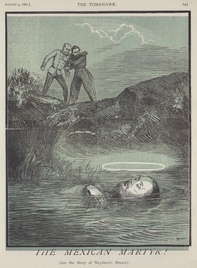 Den mexikanska martyren (färg litho) av Matthew
