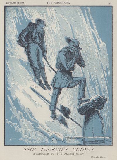 Turistguiden! (färg litho) av Matthew