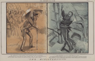 Två ministrar!!!??? (färg litho) av Matthew