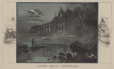 Under kungligt beskydd (färg litho) av Matthew