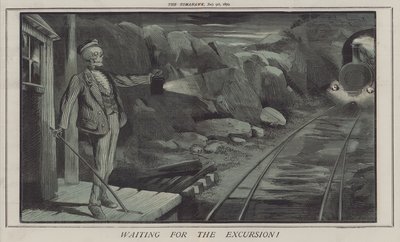 Väntar på utflykten! (färg litho) av Matthew
