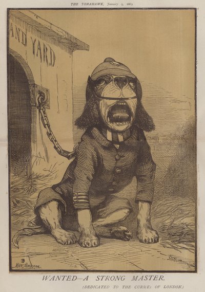 Wanted - a Strong Master (färg litho) av Matthew