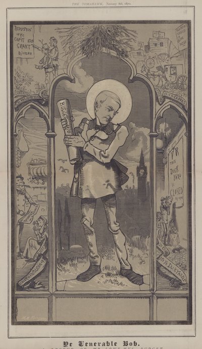 Ye Venerable Bob (färg litho) av Matthew