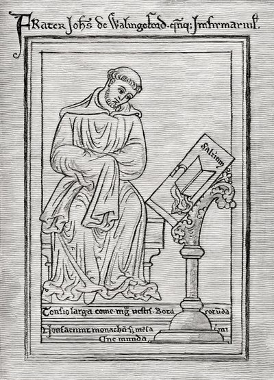 John of Wallingford, från "A Short History of the English People" av J. R. Green, publicerad 1893 av Matthew Paris