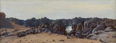 Desert and Rocks (olja ombord) av Matthew Ridley Corbet