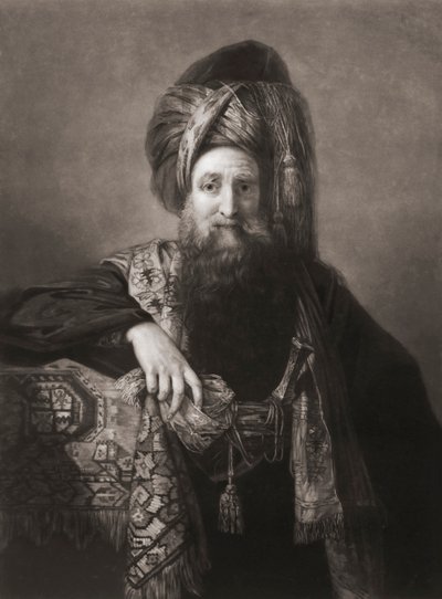 Edward Wortley Montagu. Porträtt. (skriva ut) av Matthew William (after) Peters