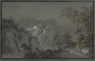 Italienskt landskap av Matthias Rudolf Toma
