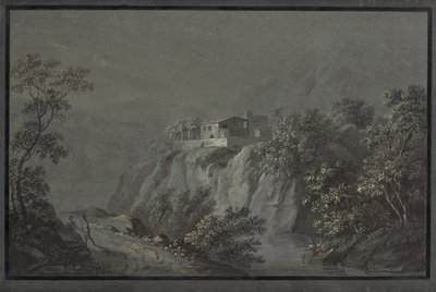 Italienskt landskap av Matthias Rudolf Toma