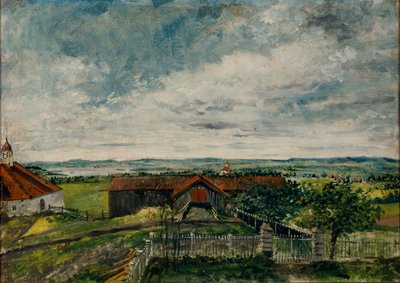 Från Torshaug i Vang (olja ombord) av Matthias Stoltenberg