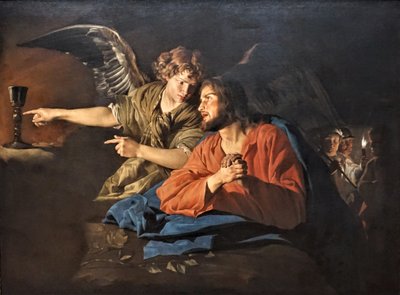 Kristus på Olivberget av Matthias Stom