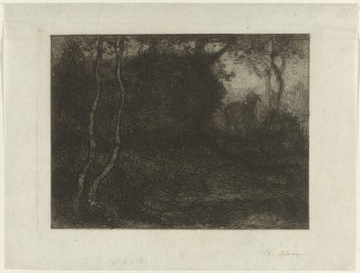 Skog med unge av Matthijs Maris