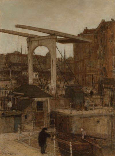 Nieuwe Haarlemse Sluis vid Singel, känd som "Souvenir d