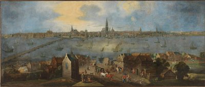 Utsikt över Antwerpen Roadstead, mellan 1682 och 1702. av Matthijs Schoevaerdts