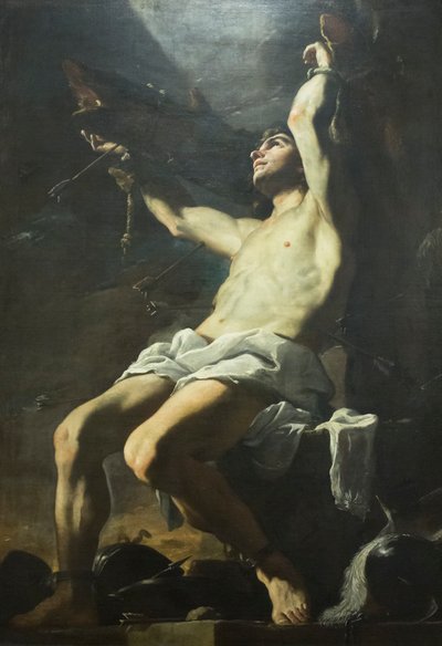 St Sebastian av Mattia (1613-99) Preti