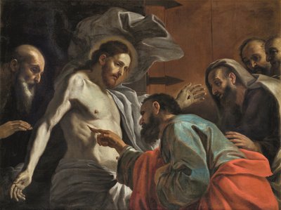 The Incredulity of Saint Thomas, ca 1675. av Mattia Preti