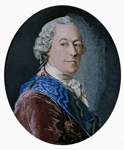 Porträtt av greve Mikhail Illarionovich Vorontsov 1714-1767, 1755 av Matvey Vasilyevich Vasilyev