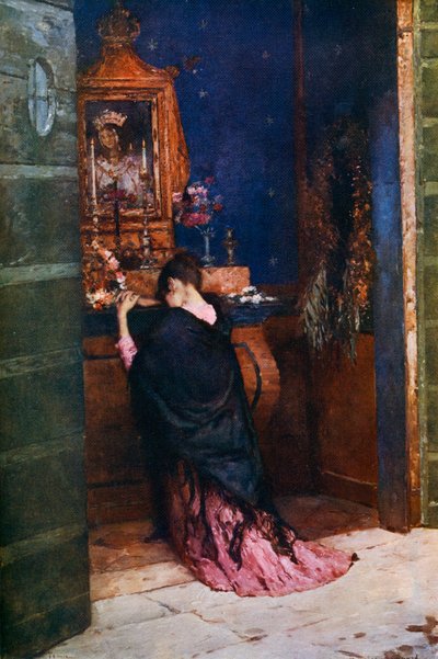 En bön till Madonnan, c1877-1912, 1912. av Maurice Bompard